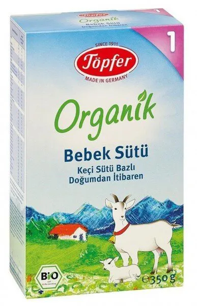 Töpfer 1 Organik Keçi Sütü Bazlı 350 gr Bebek Sütü
