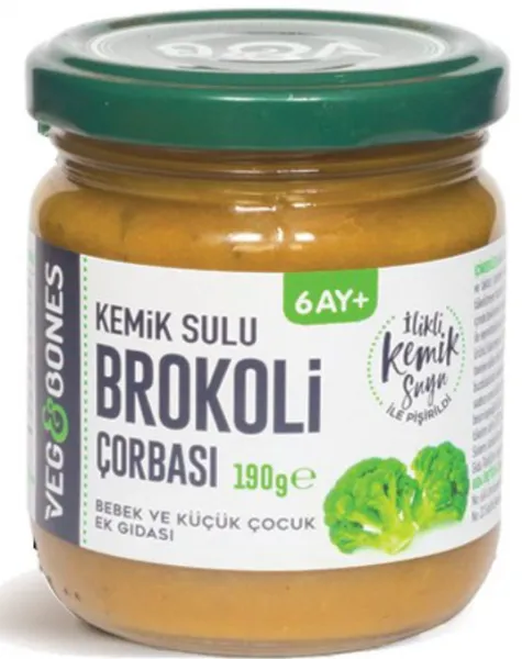 Veg & Bones Brokoli Çorbası 190 gr Kavanoz Mama