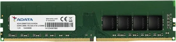 Adata Premier (AD4U26664G19-RGN) 4 GB 2666 MHz DDR4 Ram