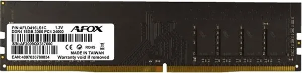 Afox AFLD416LS1C 16 GB 3000 MHz DDR4 Ram