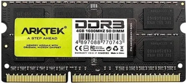 Arktek AKD3S4N1600 4 GB 1600 MHz DDR3 Ram