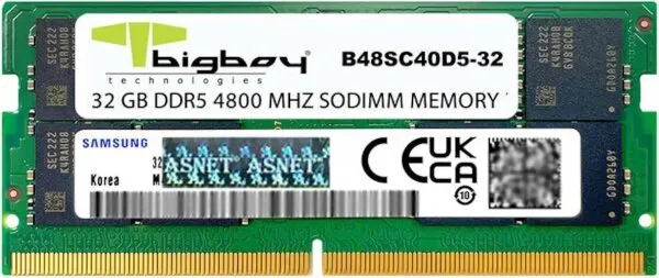 Bigboy B48SC40D5-32 32 GB 4800 MHz DDR5 Ram