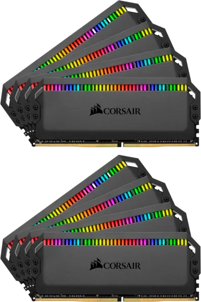Corsair Dominator Platinum RGB 8x8 GB (CMT64GX4M8C3200C16) 64 GB 3200 MHz DDR4 Ram