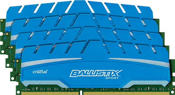 Crucial Ballistix Sport (BLS4C8G3D169DS3BEU) 32 GB 1600 MHz DDR3 Ram