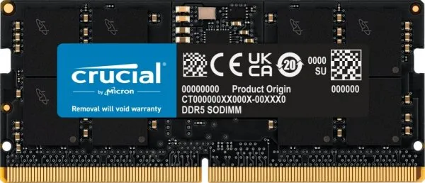 Crucial CT16G48C40S5 16 GB 4800 MHz DDR5 Ram