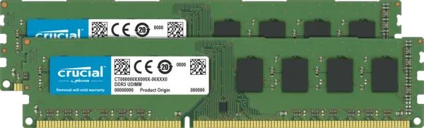 Crucial CT2K102464BD160B 16 GB 1600 MHz DDR3 Ram