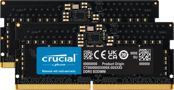 Crucial CT2K16G48C40S5 32 GB 4800 MHz DDR5 Ram