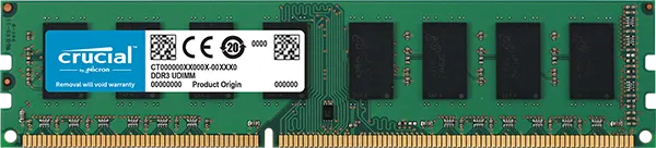 Crucial CT51264BD160B 4 GB 1600 MHz DDR3 Ram