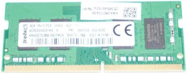 Kingston ACR26D4S9S1KA-4 4 GB 2666 MHz DDR4 Ram