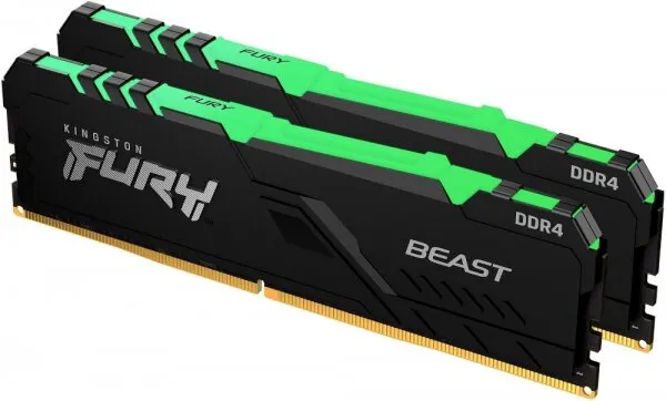 Kingston Fury Beast RGB (KF426C16BB1AK2/32) 32 GB 2666 MHz DDR4 Ram