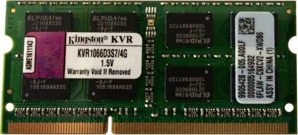 Kingston ValueRAM (KVR1066D3S7/4G) 4 GB 1066 MHz DDR3 Ram
