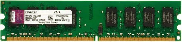 Kingston ValueRAM (KVR667D2N5/2G) 2 GB 667 MHz DDR2 Ram