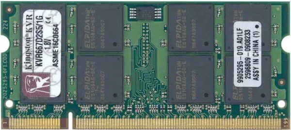 Kingston ValueRAM (KVR667D2S5/1G) 1 GB 667 MHz DDR2 Ram