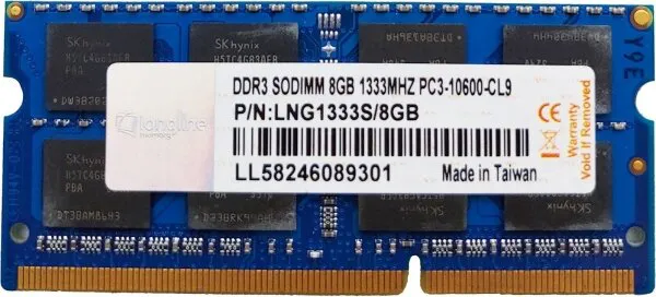 Longline LNG1333S/8GB 8 GB 1333 MHz DDR3 Ram