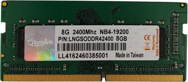 Longline LNGSODDR424008G 8 GB 2400 MHz DDR4 Ram