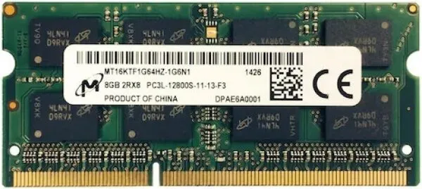 Micron MT16KTF1G64HZ-1G6N1 8 GB 1600 MHz DDR3 Ram