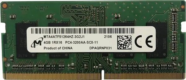 Micron MTA4ATF51264HZ-3G2J1 4 GB 3200 MHz DDR4 Ram
