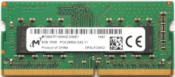 Micron MTA8ATF1G64HZ-2G6E1 8 GB 2666 MHz DDR4 Ram