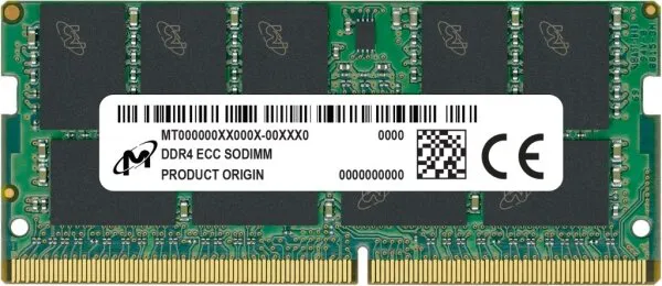 Micron MTA9ASF1G72HZ-2G6E5R 8 GB 2666 MHz DDR4 Ram