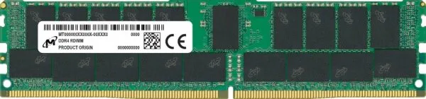 Micron Server DRAM (MTA18ASF4G72PDZ-3G2R) 32 GB 3200 MHz DDR4 Ram