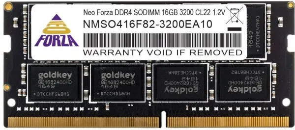 Neo Forza Laptop (NMSO416E82-3200EA10) 16 GB 3200 MHz DDR4 Ram