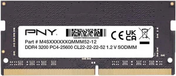 PNY MN8GSD43200-TB 8 GB 3200 MHz DDR4 Ram