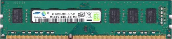 Samsung M378B5273DH0-CK0 4 GB 1600 MHz DDR3 Ram
