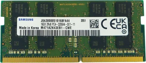 Samsung M471A2K43EB1-CWE 16 GB 3200 MHz DDR4 Ram