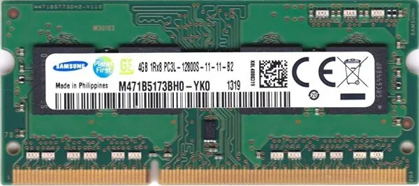 Samsung M471B5173BH0-YK0 4 GB 1600 MHz DDR3 Ram
