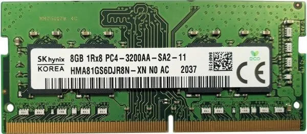SK Hynix HMA81GS6DJR8N-XN 8 GB 3200 MHz DDR4 Ram