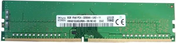 SK Hynix HMA81GU6DJR8N-XN 8 GB 3200 MHz DDR4 Ram