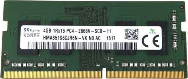 SK Hynix HMA851S6CJR6N-VK 4 GB 2666 MHz DDR4 Ram