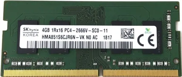 SK Hynix HMA851S6DJR6N (HMA851S6DJR6N-VK) 4 GB 2666 MHz DDR4 Ram