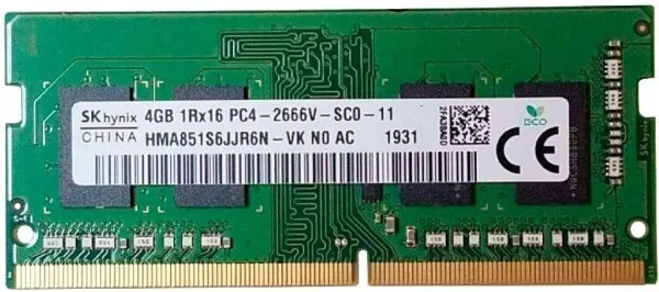 SK Hynix HMA851S6JJR6N-VK 4 GB 2666 MHz DDR4 Ram