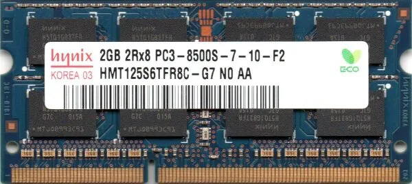 SK Hynix HMT125S6TFR8C-G7 2 GB 1066 MHz DDR3 Ram