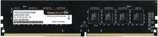 Team Group Elite (TED432G3200C2201) 32 GB 3200 MHz DDR4 Ram