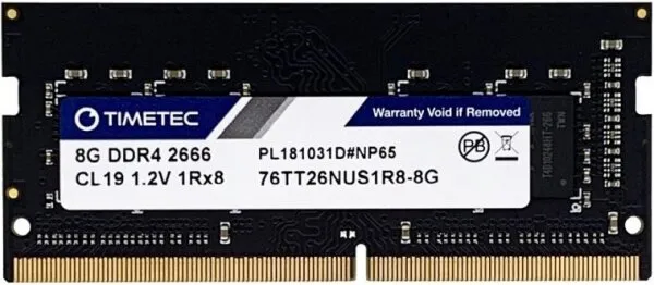 Timetec 76TT26NUS1R8-8G 8 GB 2666 MHz DDR4 Ram