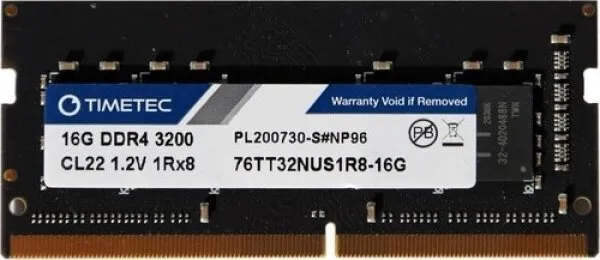 Timetec 76TT32NUS1R8-16G 16 GB 3200 MHz DDR4 Ram