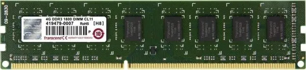 Transcend JetRam (JM1600KLU-2G) 2 GB 1600 MHz DDR3 Ram