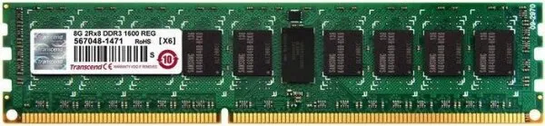 Transcent TS1GKR72V6H 8 GB 1600 MHz DDR3 Ram