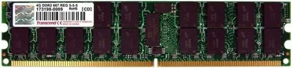 Transcent TS512MQR72V6T 4 GB 667 MHz DDR2 Ram