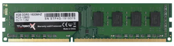 Turbox Race Lap X 4 GB 1600 MHz DDR3 Ram