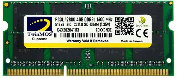 TwinMOS MDD3L4GB1600N 4 GB 1600 MHz DDR3 Ram