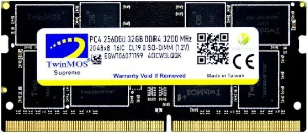 TwinMOS MDD432GB3200N 32 GB 3200 MHz DDR4 Ram