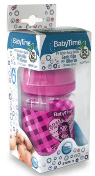 BabyTime BT076 Geniş Ağız Biberon