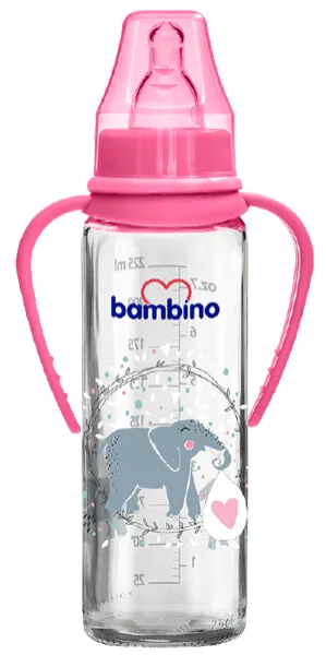 Bambino BE 016 Cam Kulplu 225 ml Biberon