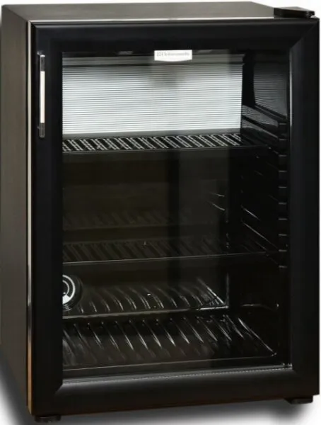 Elektromarla DR 35 Siyah Cam Kapılı Buzdolabı