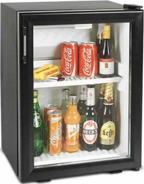 Elektromarla DR 40 S (Siyah Cam Kapı) Buzdolabı
