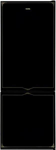 Vestel NFK54001 CRS ION Siyah Buzdolabı