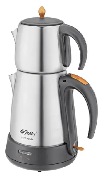 Arzum AR3004-INX Çaycı Klasik Çelik / Inox Çay Makinesi